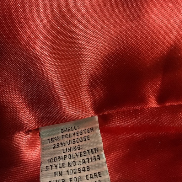 Tulle Anthropologie Small Black Jacket Womens Chic Demure Fitted Blazer Fall Red - Picture 10 of 16